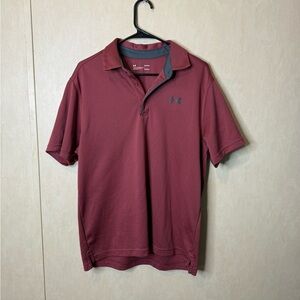 Underarmour Men's Maroon Polo Shirt